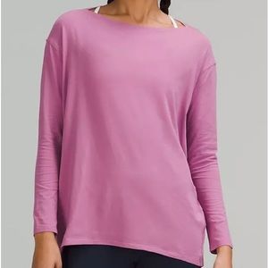 Lululemon Back in Action Long Sleeve Shirt Size 16
